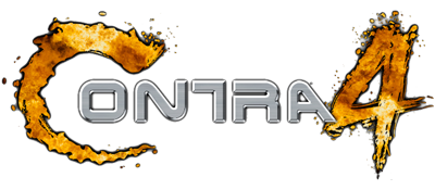 Contra 4 title screen for Nintendo DS